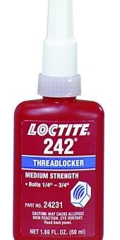 Loctite 24231 242 Threadlocker, Blue, Medium Strength, 50ml Discount