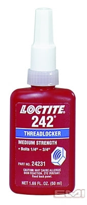 Loctite 24231 242 Threadlocker, Blue, Medium Strength, 50ml Discount