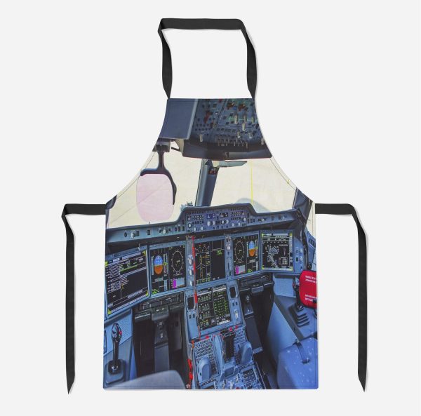 Airbus A350 Cockpit Designed Kitchen Aprons Cheap