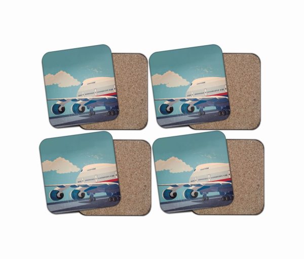 Vintage Boeing 747 Designed Coasters on Sale