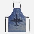 Airplane From Below Designed Kitchen Aprons Sale