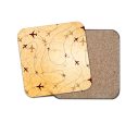 Vintage Travelling with Aircraft Designed Coasters on Sale