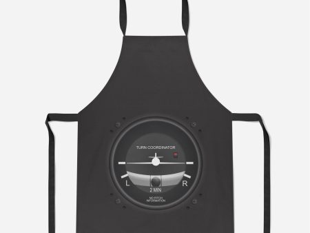 Airplane Instruments-Turn Coordinator Designed Kitchen Aprons For Cheap