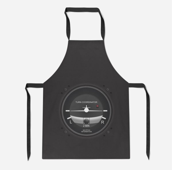 Airplane Instruments-Turn Coordinator Designed Kitchen Aprons For Cheap