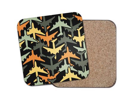 Volume 2 Super Colourful Airplanes Designed Coasters For Cheap