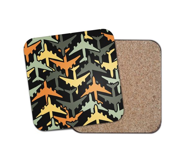 Volume 2 Super Colourful Airplanes Designed Coasters For Cheap