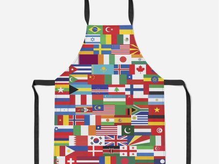 World Flags Designed Kitchen Aprons Online now