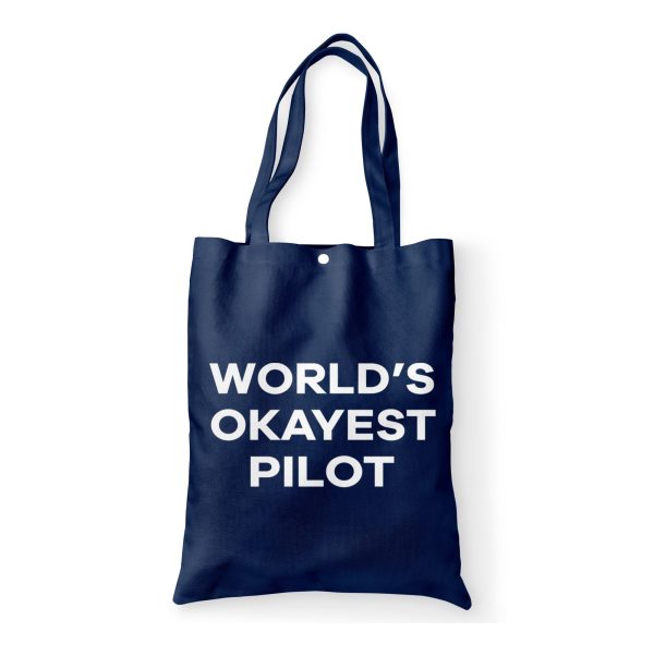 World s Okayest Pilot Designed Tote Bags For Cheap