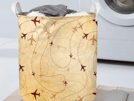 Vintage Travelling with Aircraft Designed Laundry Baskets Online