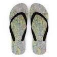 VFR Chart Designed Slippers (Flip Flops) Fashion