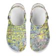 VFR Chart Designed Hole Shoes & Slippers (MEN) Fashion