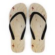 Vintage Travelling with Aircraft Designed Slippers (Flip Flops) on Sale