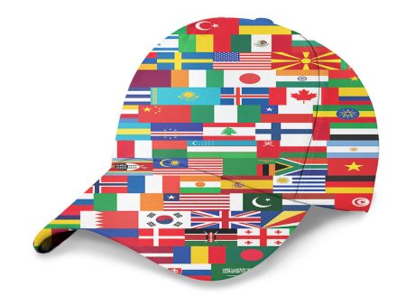 World Flags Designed 3D Peaked Cap Online Sale