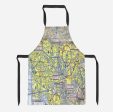 VFR Chart Designed Kitchen Aprons For Discount