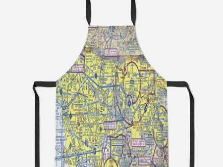 VFR Chart Designed Kitchen Aprons For Discount