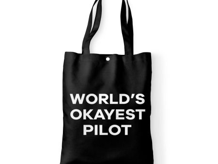 World s Okayest Pilot Designed Tote Bags For Cheap