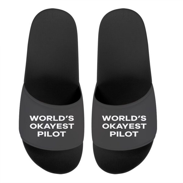 World s Okayest Pilot Designed Sport Slippers For Cheap