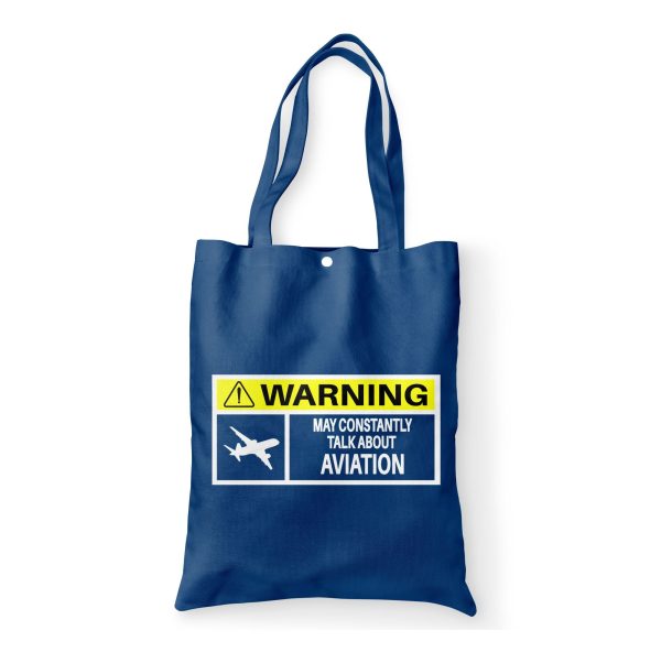 Warning May Constantly Talk About Aviation Designed Tote Bags Online Sale