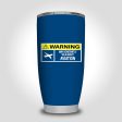 Warning May Constantly Talk About Aviation Designed Tumbler Travel Mugs Discount