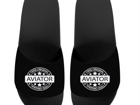 100 Original Aviator Designed Sport Slippers For Cheap