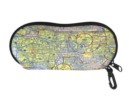 VFR Chart Designed Glasses Bag Sale