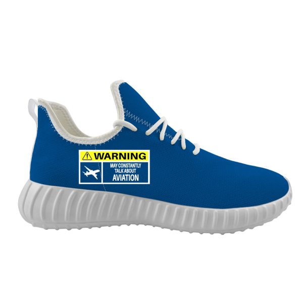 Warning May Constantly Talk About Aviation Designed Sport Sneakers & Shoes (WOMEN) For Cheap