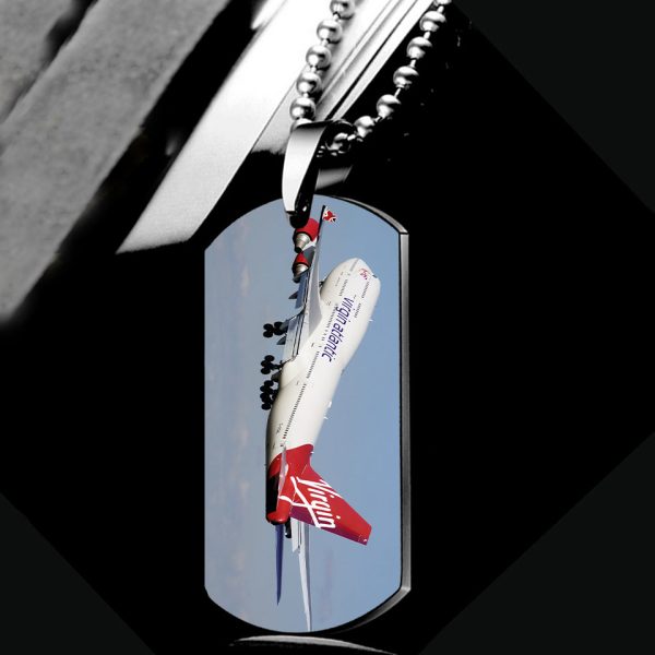 Virgin Atlantic Boeing 747 Designed Metal Necklaces For Discount