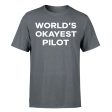 World s Okayest Pilot Designed T-Shirts For Discount