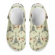 Vintage Old Airplane Designed Hole Shoes & Slippers (WOMEN) Online