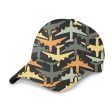 Volume 2 Super Colourful Airplanes Designed 3D Peaked Cap on Sale