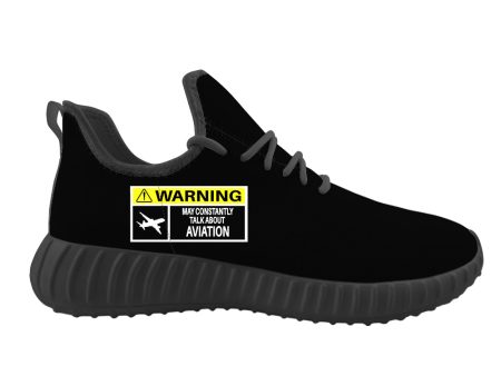 Warning May Constantly Talk About Aviation Designed Sport Sneakers & Shoes (WOMEN) For Cheap