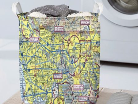 VFR Chart Designed Laundry Baskets Online now