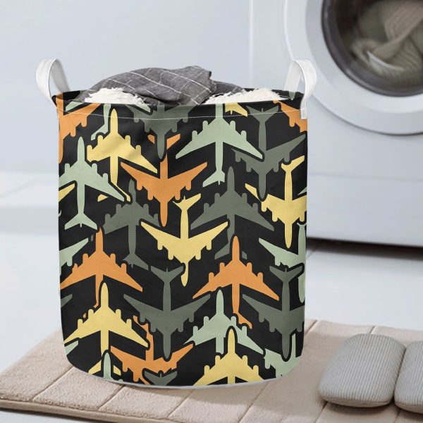 Volume 2 Super Colourful Airplanes Designed Laundry Baskets Supply