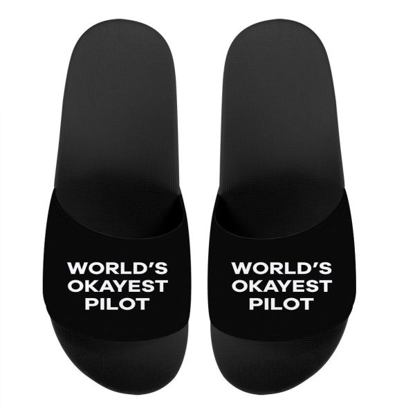 World s Okayest Pilot Designed Sport Slippers For Cheap