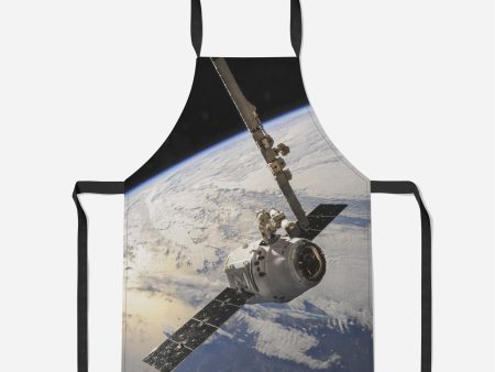 World View from Space Designed Kitchen Aprons For Sale