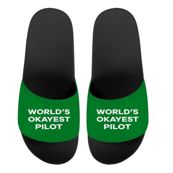 World s Okayest Pilot Designed Sport Slippers For Cheap