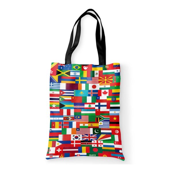 World Flags Designed Tote Bags Fashion